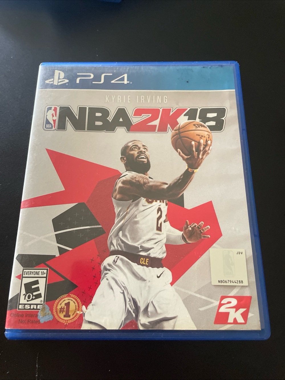 NBA 2K18 PS4 PlayStation 4 - PS4 Kyrie Irving Cleveland Cavaliers Cover Athlete